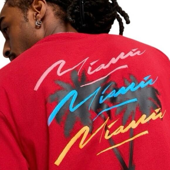 PUMA Men's F1 Ferrari Red Graphic T-Shirt NWT - Picture 4 of 5